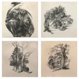 Cesar Legaspi, a.) Serena Gundy Park, Toronto, Ontario b.) Luxembourg Gardens, Paris c.) Niagara, Ontario, Canada d.) Mystic Seaport Course, USA, print 109/250 each