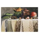Alfred Galura, Still Life, watercolor on paper