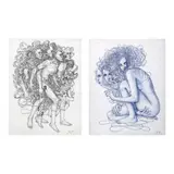 Kiko Capile, A Set of Two Artworks, b.) Untitled<br /> signed and dated 2018 (lower right)<br /> pen and ink on paper<br /> 13 1/2" x 10 1/4" (34 cm x 27 cm)<br />