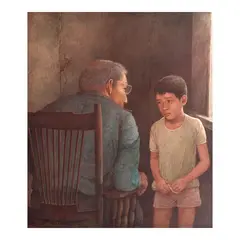 Antonio Mahilum, Untitled, oil on canvas