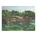 Hermès Alègrè, Brgy. Lumot Caliraya, oil on canvas