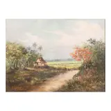 J.D. Castro, Landscape, oil on canvas