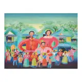 Manuel Baldemor, Higantes Festival, oil on canvas