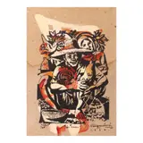 Nemesio Miranda, Ang Tinali, acrylic on paper<br /> 1/25