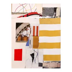 Gerardo Tan, Untitled (Red Rectangle), collage