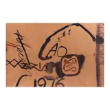 Grupo Ocho by Lao Lianben <br, > Herminigildo Tecson<br & > Danilo Garcia, acrylic and watercolor on paper, sold Jan 2024
