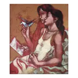 Marcel Antonio, Secret Love, oil and acrylic on canvas