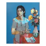 Marcel Antonio, Lady Luck, oil on canvas