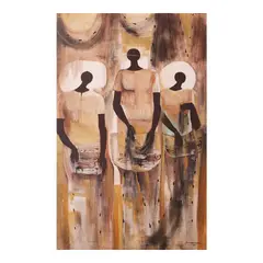 Fish Vendor by Paco Gorospe, oil on canvas, sold Jan 2024