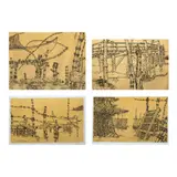 Juvenal Sansó Garrit, A Group of Four Artworks, b.) Untitled<br /> print<br /> 10" x 15" (25 cm x 38 cm)<br /><br />