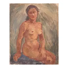 Florencio Concepcion, Nude, oil on canvas