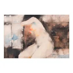 Nude by Edgar Doctor, watercolor on paper, sold Jan 2024
