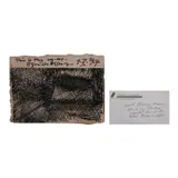 Untitled by Federico Aguilar Alcuaz, pen and ink on cigarette box, sold Jan 2024