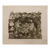 Manuel Baldemor, Besperas ng Fiesta, etching 4/21