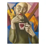 Emmanuel Garibay, Kaibig-Ibig, oil on wood