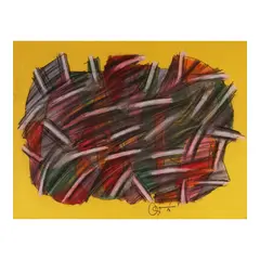 Diaphanous by Romulo Olazo, soft pastel on canson paper, sold Jan 2024