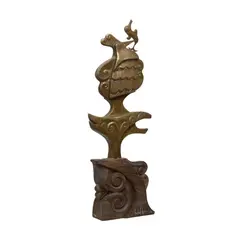 Sarimanok by Abdulmari Imao, brass, sold Jan 2024