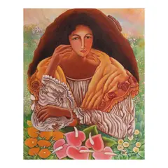 Female Figure by Mario Parial, oil on canvas, sold Jan 2024