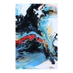 Cid Reyes, Lavascape, acrylic on canvas