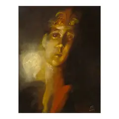 Mark Justiniani, Poon, pastel on paper
