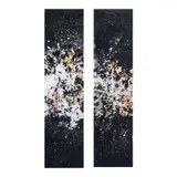 Mary Ann Reyes, a.) Brilliance (Diptych) b.) Brilliance (Diptych), acrylic on canvas