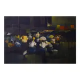 Untitled by Alfredo Buenaventura, oil on canvas, sold Jan 2024