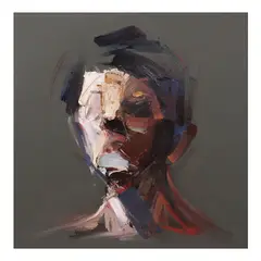 Emil Alarcon, Fuerza, oil on canvas