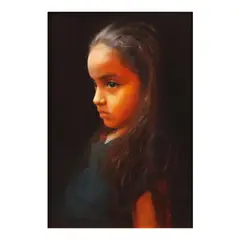 Portrait by Aleah Angeles, oil on canvas, sold Jan 2024