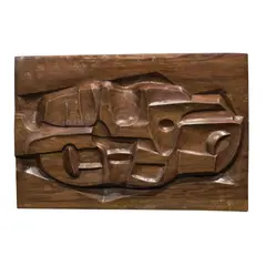 Untitled by Renato Rocha, wood, sold Jan 2024