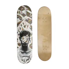 R. Bautista, Untitled, oil on wood