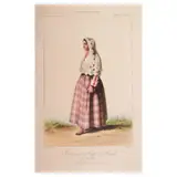Galerie Royale de Costumes, Rosita jeune Metisse de Manille (Iles Philippines), Engraving Colored Paper