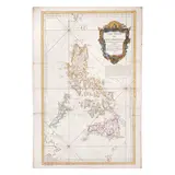 Carte Reduite des Isles Philippines pour Servir aux Vaisseaux du Roy dressée au dépost des cartes plans et journaux de la marine, Untitled, Engraving Colored Paper