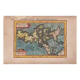 Philippinae Insulae & Petrus Bertius., Untitled, Engraved Colored Paper