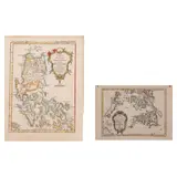 Pair of Philippine Maps, a.) Carte des isles Philippines: Dressee sur la
Carte Espagnole du R.P. Murillo de Velarde
b.) Carte des Isles Philippines, a.) Engraved Colored Paper b.) Engraved Colored Paper