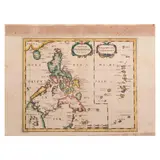 Insulae Philippinae = Islas de los Ladrones, Nicolas Sanson d'Abbeville, Engraved <br> Colored <br> Paper