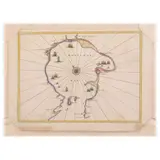 Manila Bay, François Valentijn 1724 (1726), Engraved <br> Colored <br> Paper
