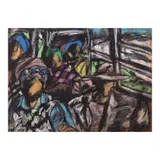 Ramon Manuel “Rm” de Leon, Untitled, pastel on paper