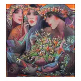 Tam Austria, Three Marias, oil on canvas