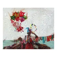Untitled by Ronson Culibrina, oil on canvas, sold Oct 2023