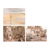 William Russell Flint, a. Dalampasigan
b. Untitled
c. Church, b. stamped (lower left)<br /> print, 616/850<br /> 20 1/2” x 27 1/2” (52 cm x 70 cm)