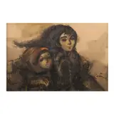 Salvador Cabrera, Mother and Child, oil on canvas