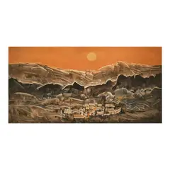 Untitled by Paco Gorospe, oil on canvas, sold Jul 2023