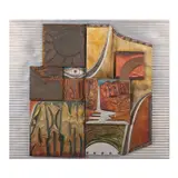 E.R. Orozco, Untitled, oil/ acrylic on aluminum