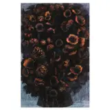 Bouquet and Vase by Juvenal Sansó Garrit, wax crayon on paper, sold Jul 2023