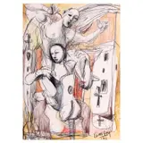 Emmanuel Garibay, Untitled, pastel on paper