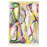 Hermès Alègrè, Abstraction, mixed media on paper