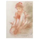 Jun A. Martinez, Ballerina, pastel on paper