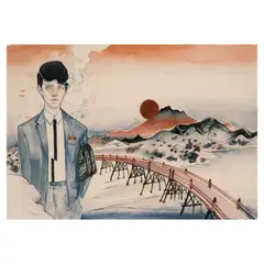 Untitled by Tokwa Penaflorida, watercolor on paper, sold Jul 2023