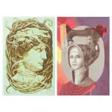 A Lot of Two Paintings i. Untitled ii. Untitled by i. Jzy Tilos <br> ii. Cyril Turao, i. acrylic on canvas <br>ii. oil on canvas, sold Jul 2023