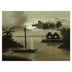 Untitled by Crispin V. Lopez, oil on canvas, sold Jul 2023